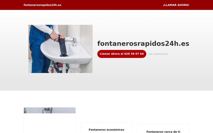 Screenshot of fontanerosrapidos24h.es