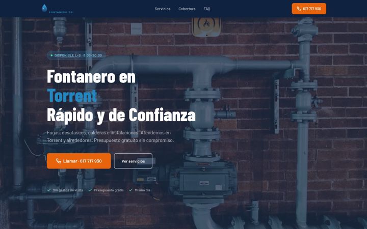 Screenshot of fontanerotorrent.com