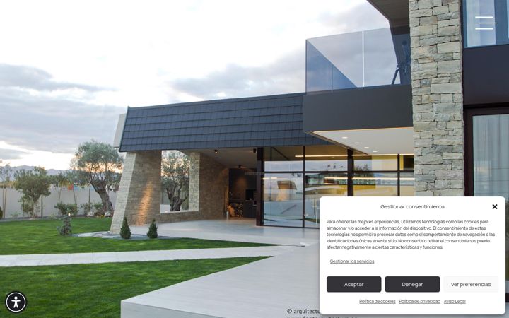 Snímek obrazovky fontarquitectura.es