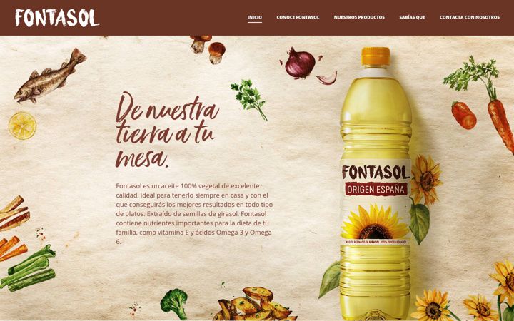 Screenshot of fontasol.es