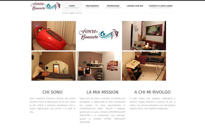 Screenshot of fontedibenessere.com