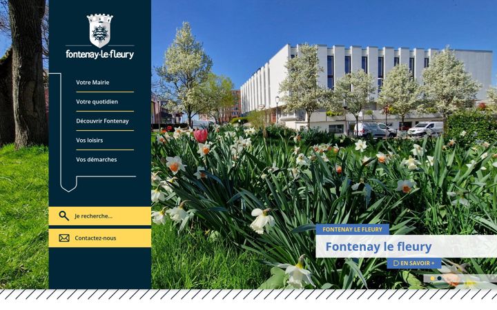 Screenshot of fontenay-le-fleury.org