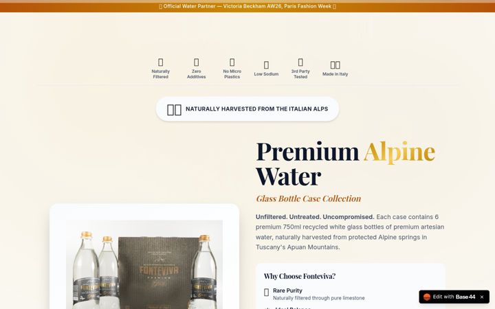 Screenshot of fonteviva-acqua.com