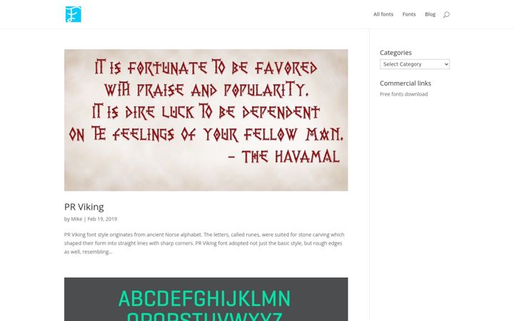 Screenshot of fontocean.com