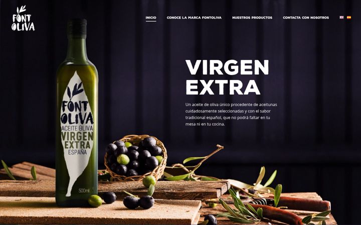 Screenshot of fontoliva.com