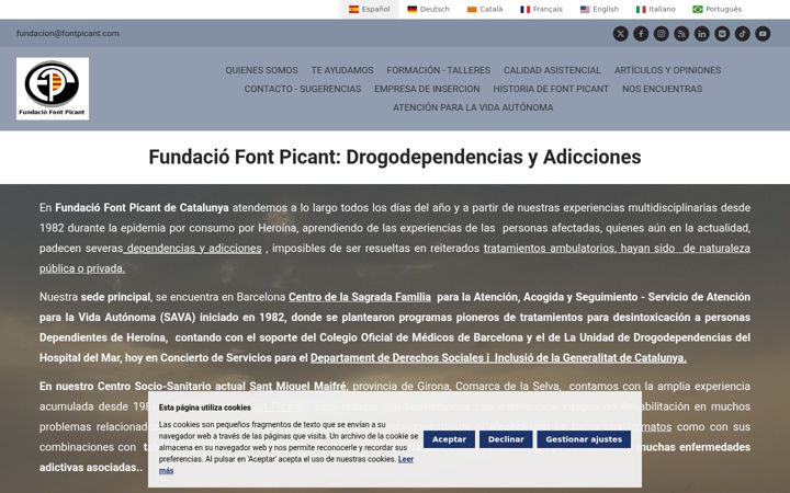 Screenshot of fontpicant.barcelona