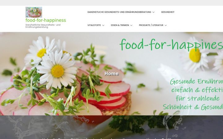 Screenshot of food-for-happiness.com