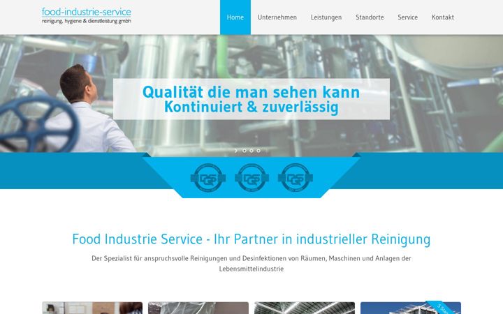 Screenshot of food-industrie-service.de