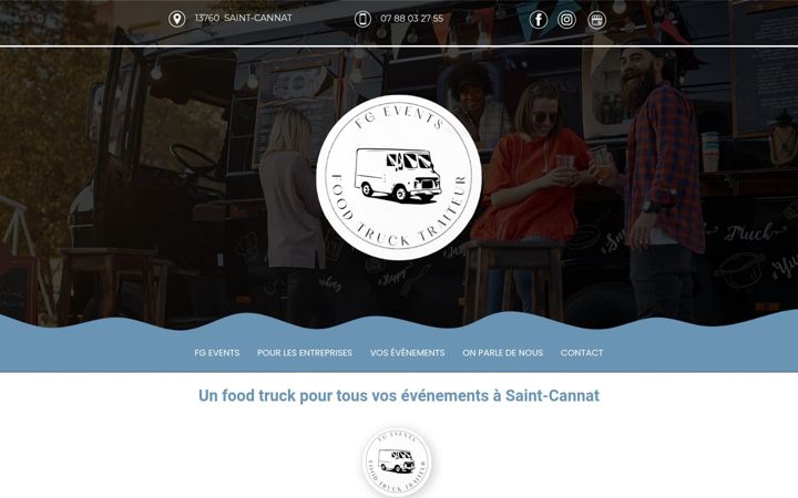 Screenshot of food-truck-fg-events.fr