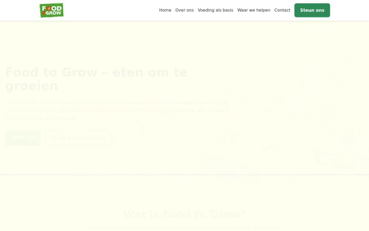 Screenshot of food2grow.org