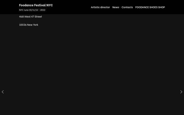 Screenshot of foodancefestival.com