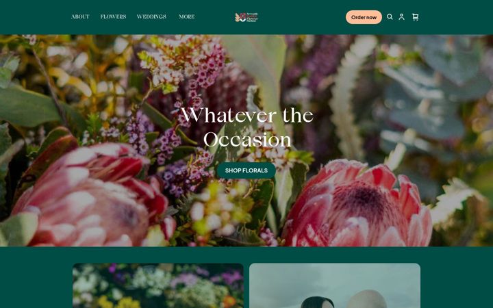 Snímek obrazovky foodandflowermarkets.com.au