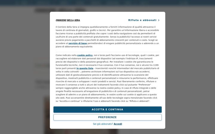 Screenshot of foodandgo.corriere.it