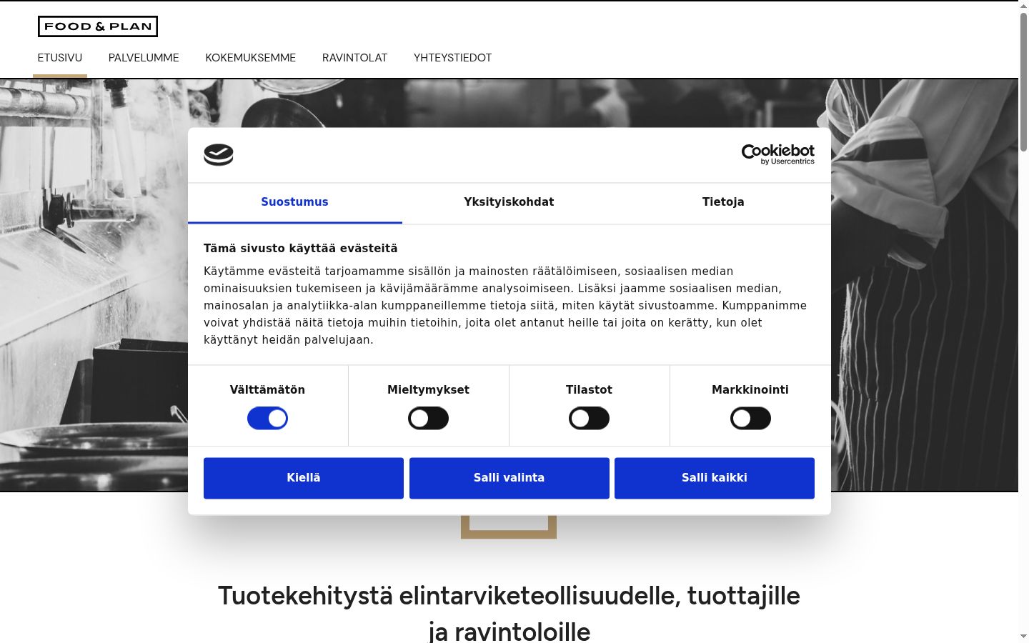 Zrzut ekranu banera zgody wyświetlanego przed jakąkolwiek interakcją