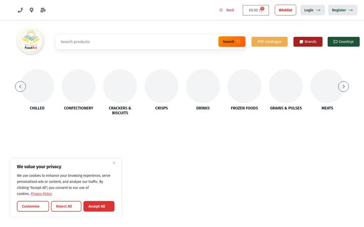 Screenshot of foodartuk.com