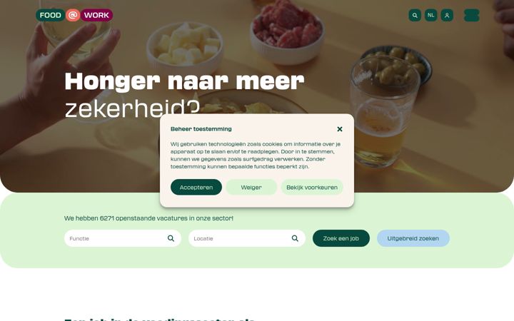 Screenshot of foodatwork.be