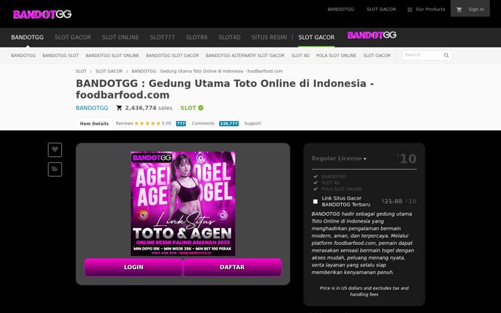Ekrano kopija foodbarfood.com