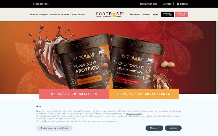 Screenshot of foodbase.com.br