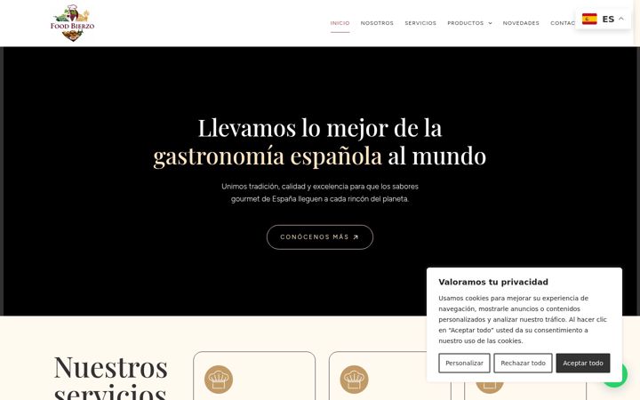 Screenshot of foodbierzo.com