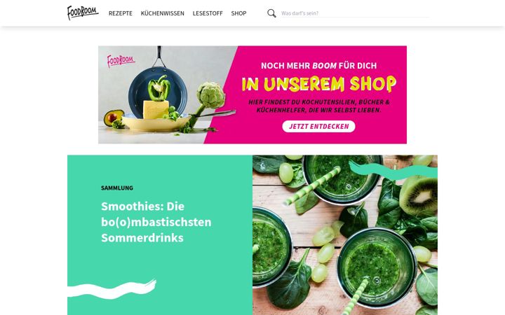 Screenshot of foodboom.de