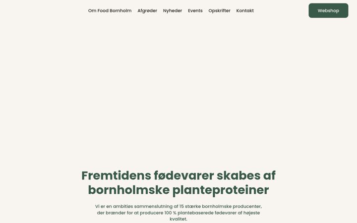 Screenshot of foodbornholm.dk