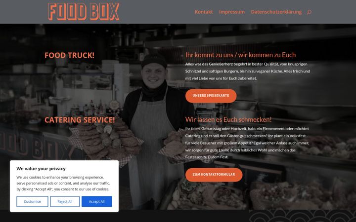 Screenshot of foodbox4u.de