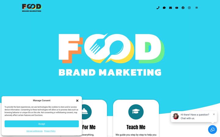 Screenshot of foodbrandmarketing.com