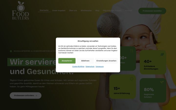 Screenshot of foodbutlers.de