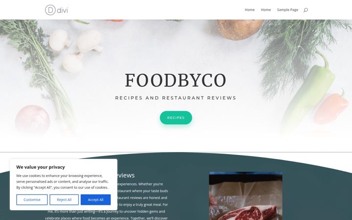 Screenshot of foodbyco.nl