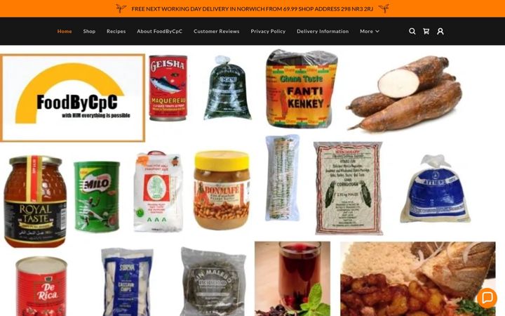 Screenshot of foodbycpc.com