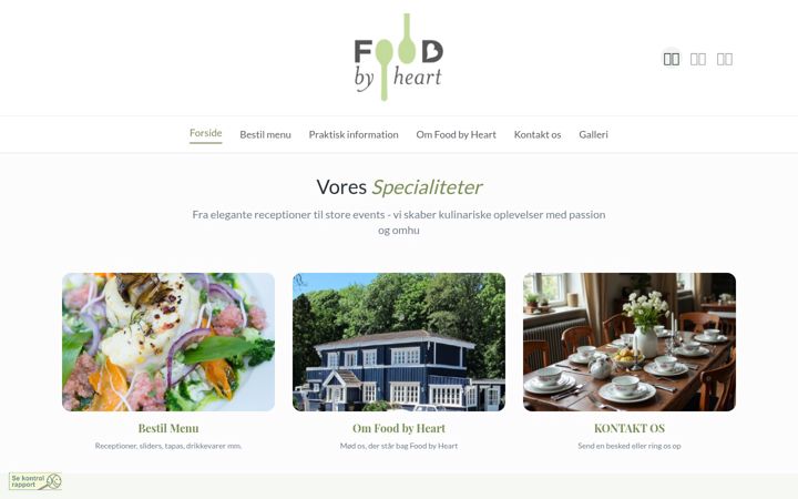 Screenshot of foodbyheart.dk