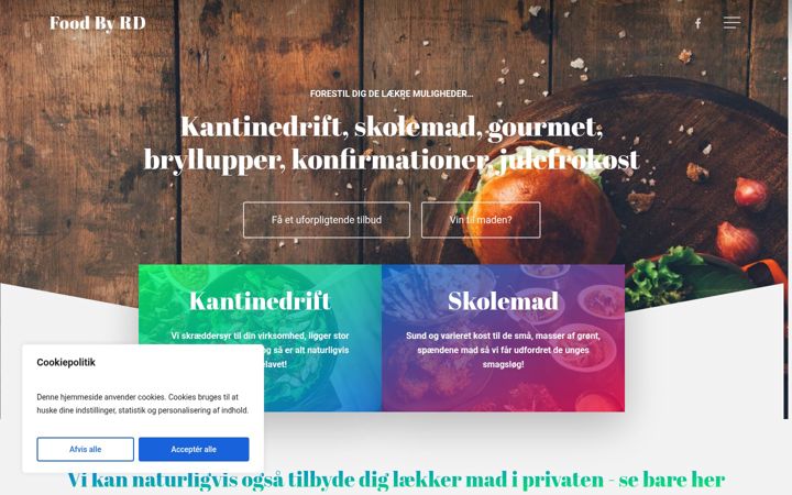 Screenshot of foodbyrd.dk