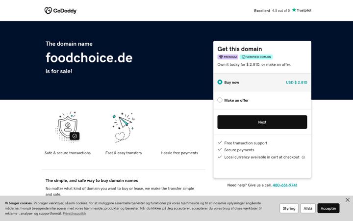 Screenshot of foodchoice.de