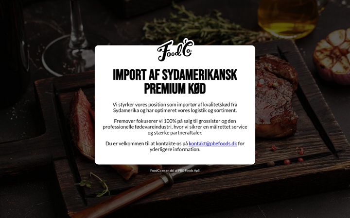 Screenshot of foodco.dk