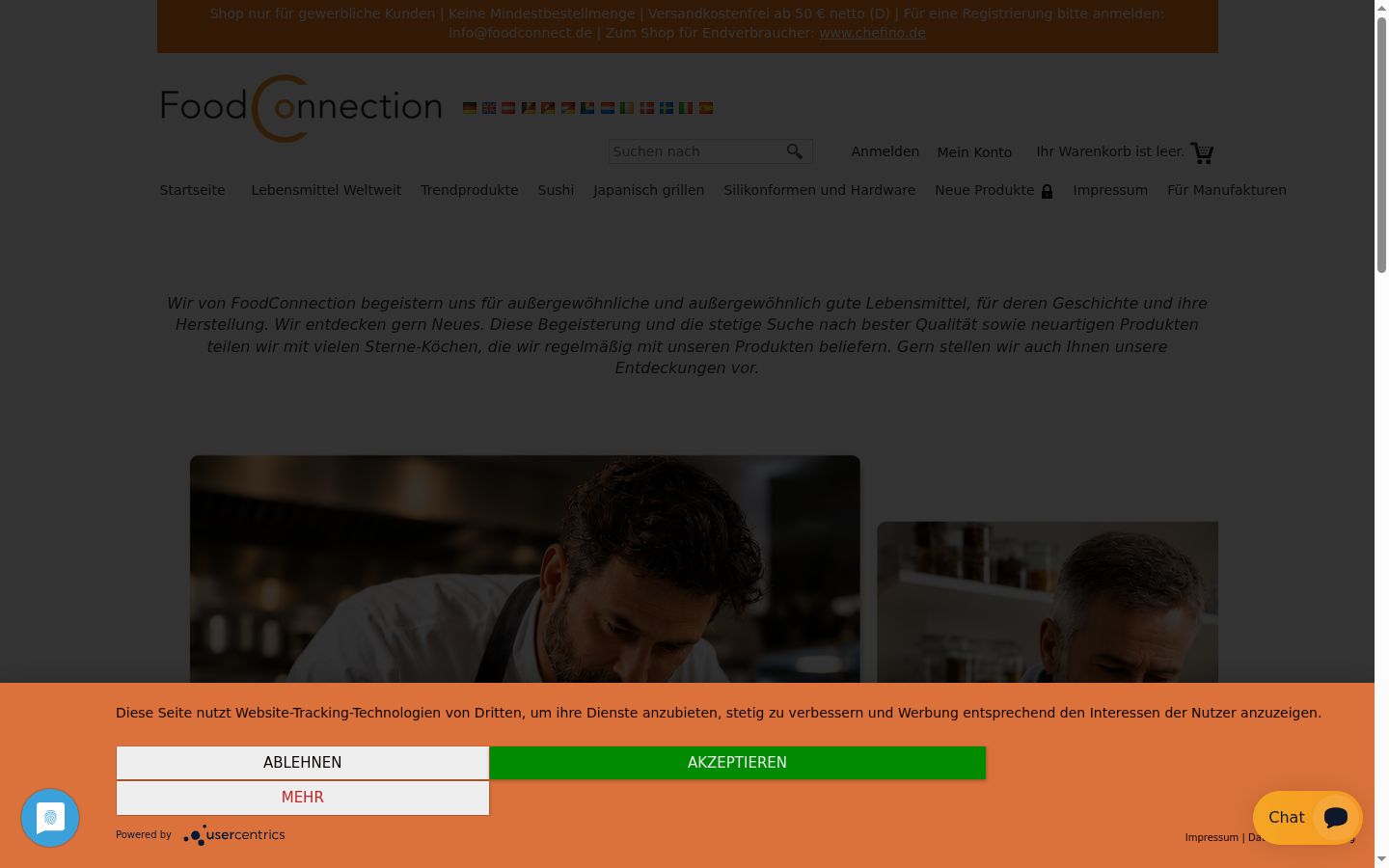 Screenshot tal-banner tal-kunsens muri qabel kwalunkwe interazzjoni