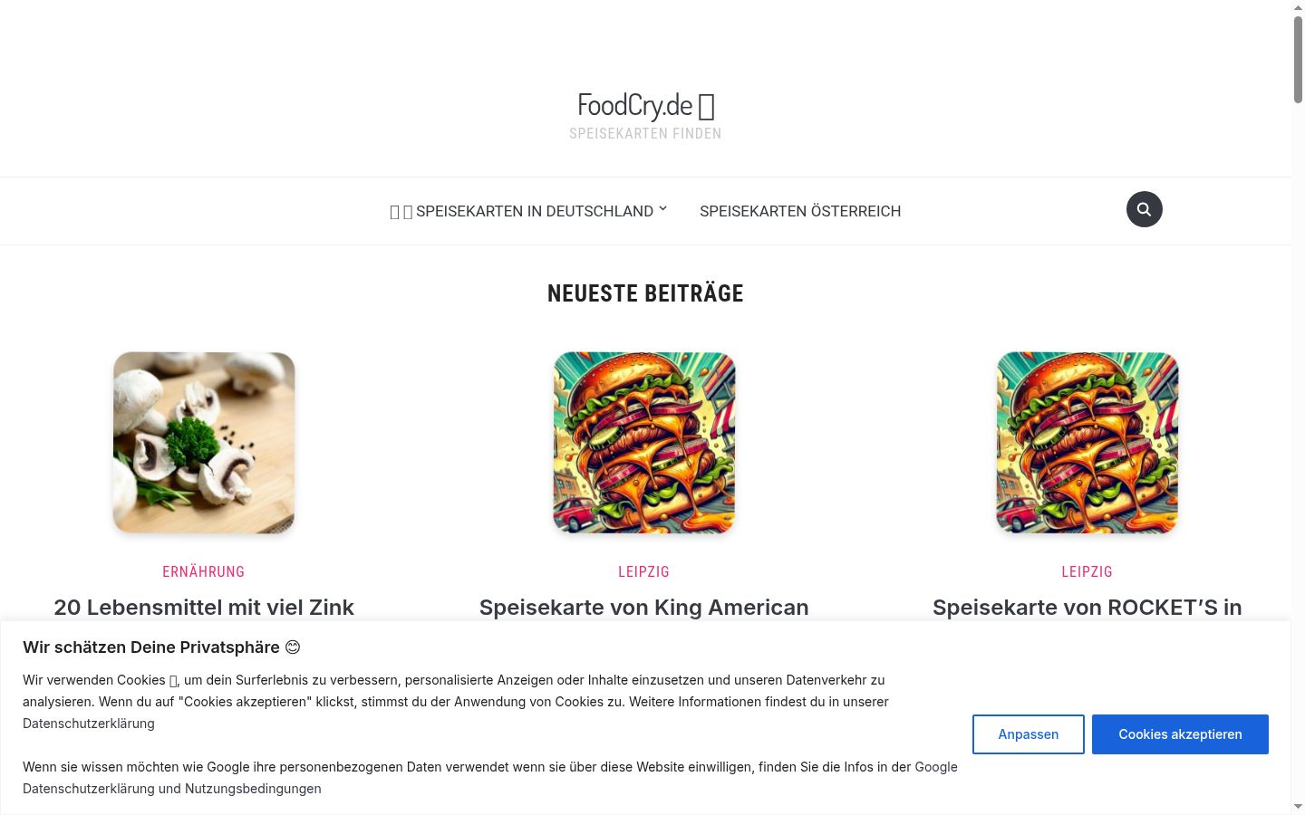 Screenshot tal-banner tal-kunsens muri qabel kwalunkwe interazzjoni