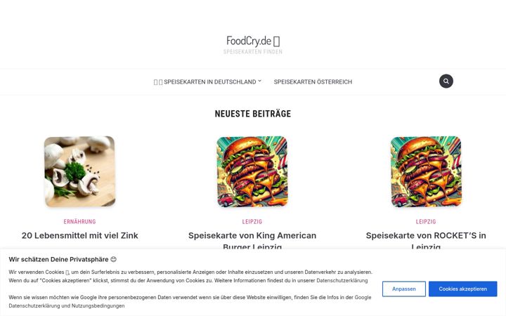 Screenshot of foodcry.de