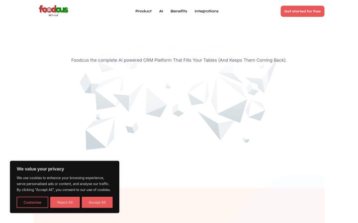 Screenshot of foodcus.com