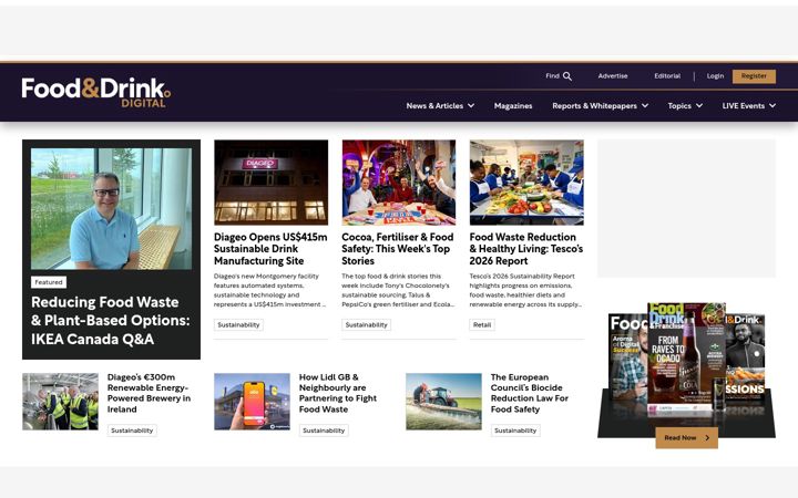 Screenshot of fooddigital.com