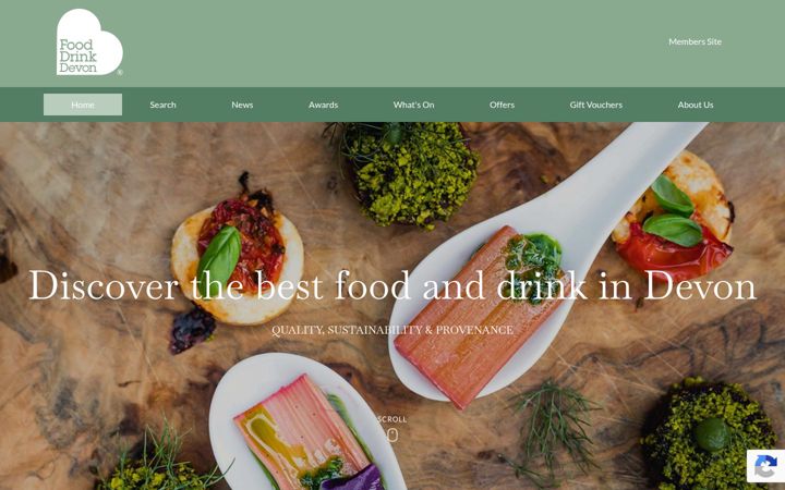 Screenshot of fooddrinkdevon.co.uk