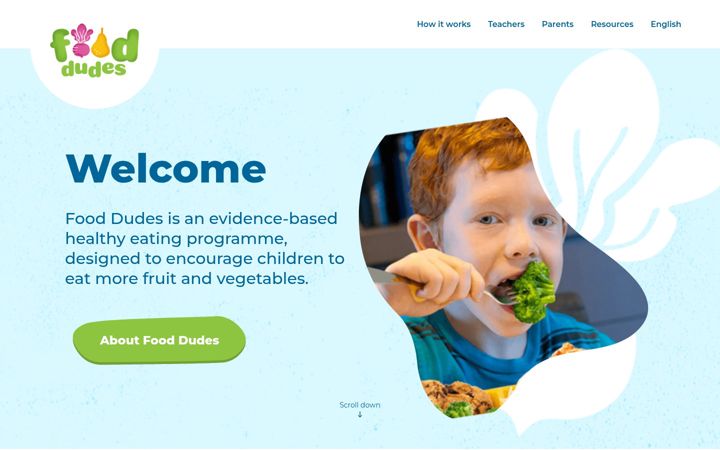 Screenshot of fooddudes.ie