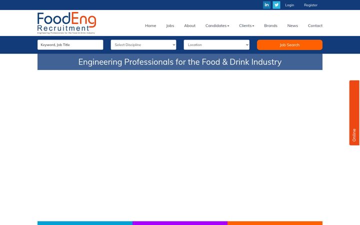 Screenshot of foodengrecruitment.co.uk