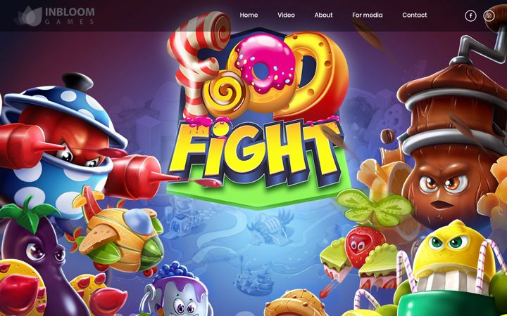 Screenshot of foodfightonline.com