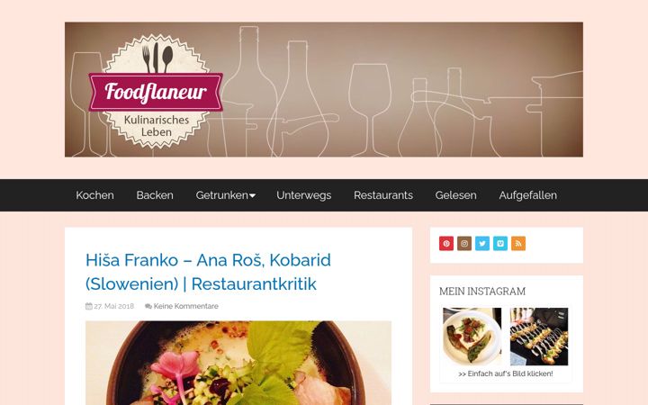 Screenshot of foodflaneur.de