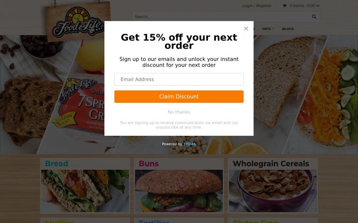 Screenshot of foodforlifeuk.com