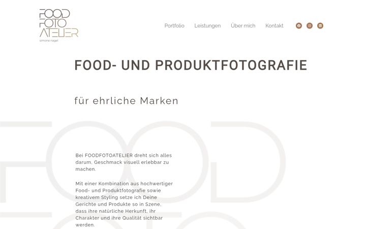 Screenshot of foodfotoatelier.de