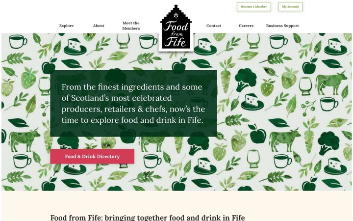 Screenshot of foodfromfife.co.uk