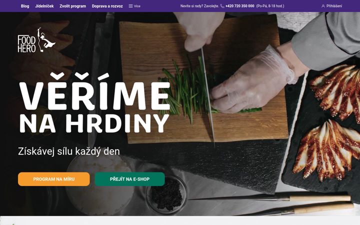 Screenshot of foodhero.sk