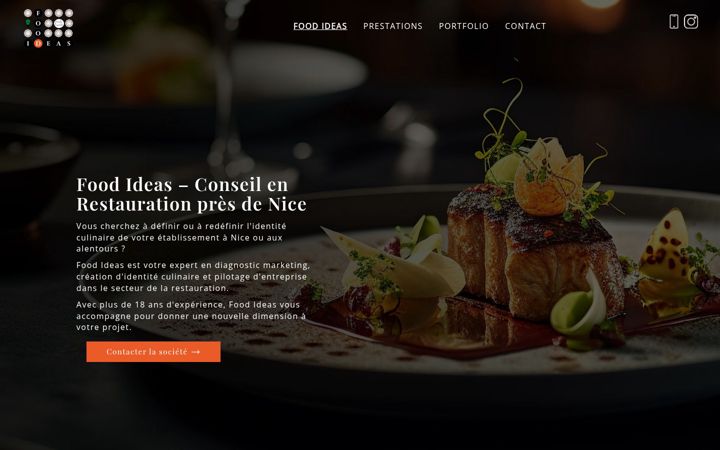 Screenshot of foodideas.fr