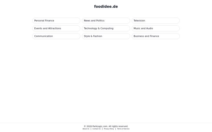 Screenshot of foodidee.de